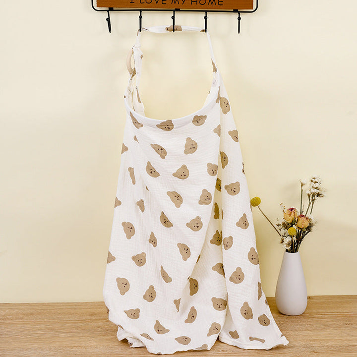 Adjustable Cotton Nursing Cover for Privacy-Bear-State of Style
