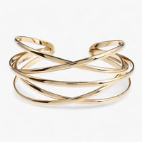 Adjustable Cuff Bracelet - Liora-Gold-State of Style