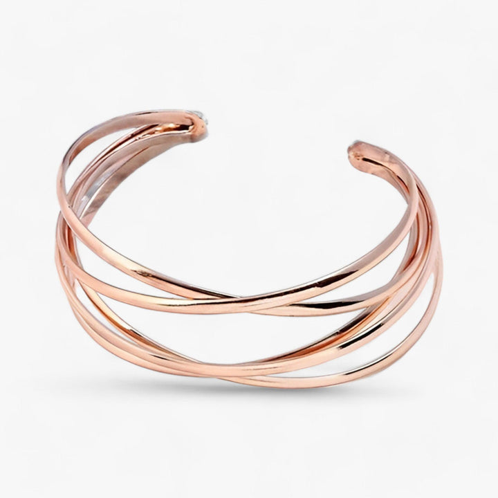 Adjustable Cuff Bracelet - Liora-Rose gold-State of Style