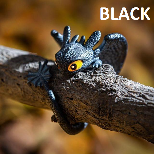 Adjustable Dragon Rings | Couple Jewellery-Black-State of Style