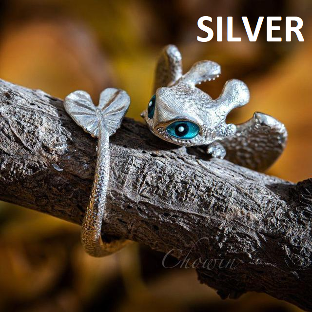 Adjustable Dragon Rings | Couple Jewellery-Silver-State of Style