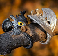 Adjustable Dragon Rings | Couple Jewellery-Silver-State of Style