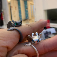 Adjustable Dragon Rings | Couple Jewellery-Silver-State of Style