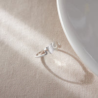 Adjustable Elephant Silver Ring | Animal Design Jewellery-State of Style