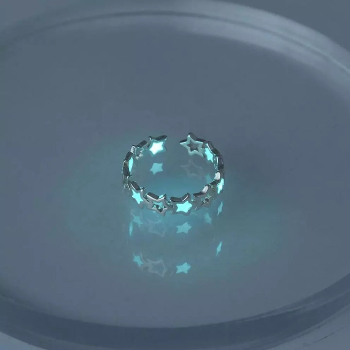 Adjustable Glowing Star Ring | Elegant Jewellery Piece-State of Style