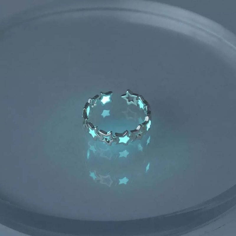 Adjustable Glowing Star Ring | Elegant Jewellery Piece-State of Style