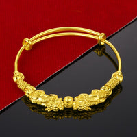 Adjustable Gold Good-luck Charm Bracelet-State of Style