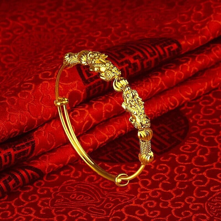 Adjustable Gold Good-luck Charm Bracelet-State of Style