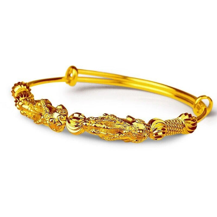 Adjustable Gold Good-luck Charm Bracelet-State of Style