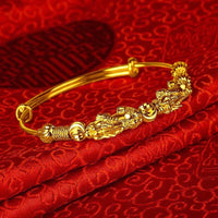 Adjustable Gold Good-luck Charm Bracelet-State of Style