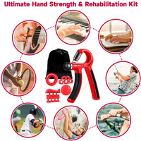 Adjustable Grip Strengthener Kit – 5-Pack-Black-State of Style