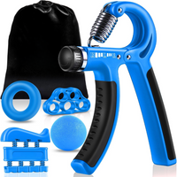 Adjustable Grip Strengthener Kit – 5-Pack-Light blue-State of Style