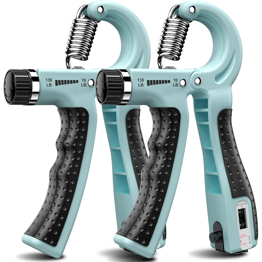 Adjustable Hand Grip Strengthener - 2 Pack (5-60KG/11.02–132.28 lbs)-Heavenly Blue-State of Style