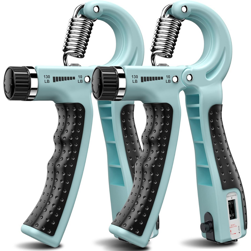 Adjustable Hand Grip Strengthener - 2 Pack (5-60KG/11.02–132.28 lbs)-Heavenly Blue-State of Style
