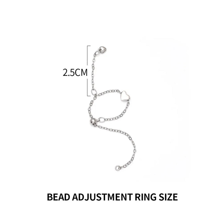 Adjustable Heart Ring with Tassels | Stylish Women's Jewellery-State of Style