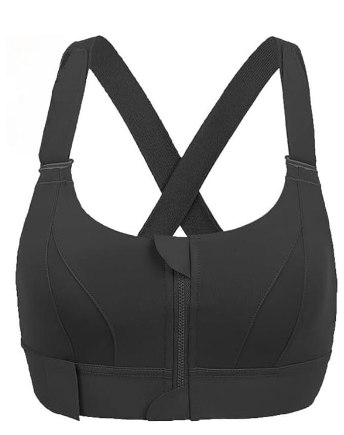 Adjustable High Support Sports Bra – Nova-Black-S-State of Style