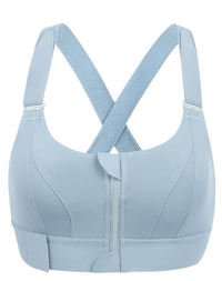 Adjustable High Support Sports Bra – Nova-Blue-S-State of Style