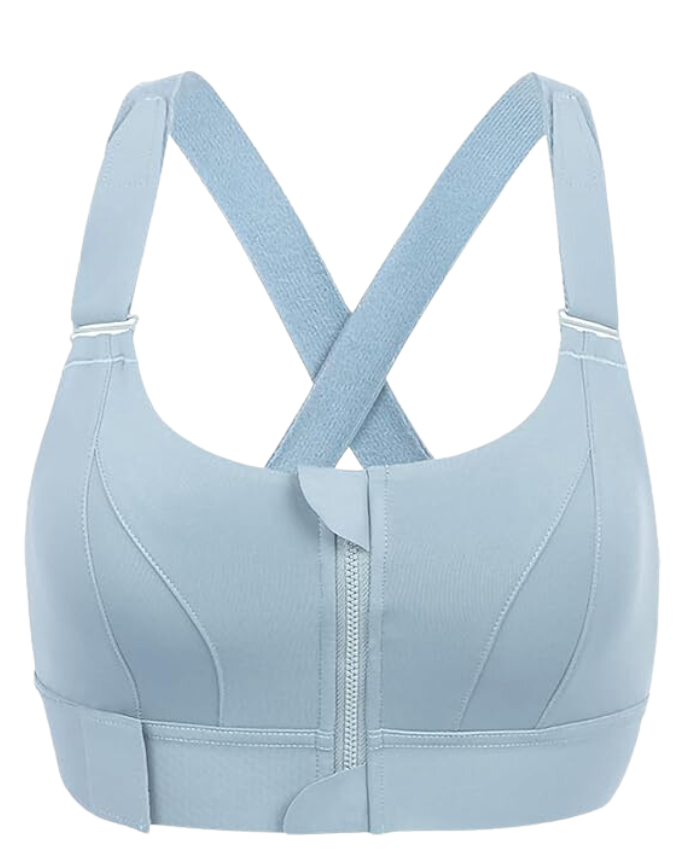 Adjustable High Support Sports Bra – Nova-Blue-S-State of Style