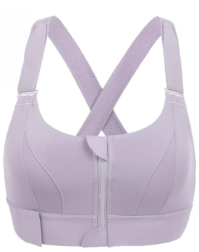 Adjustable High Support Sports Bra – Nova-Purple-S-State of Style