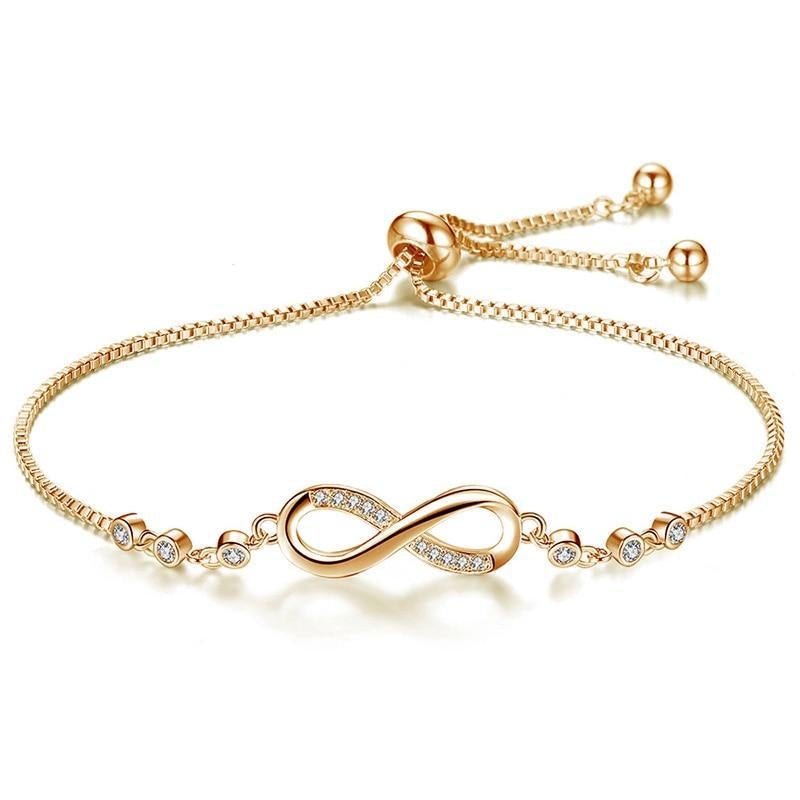 Adjustable Infinity Bracelet - Amaya-Gold-State of Style