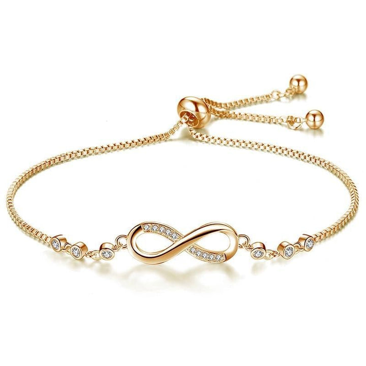 Adjustable Infinity Bracelet - Amaya-Gold-State of Style