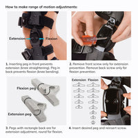 Adjustable Knee Brace – KneeEase-Black - Left Leg-State of Style