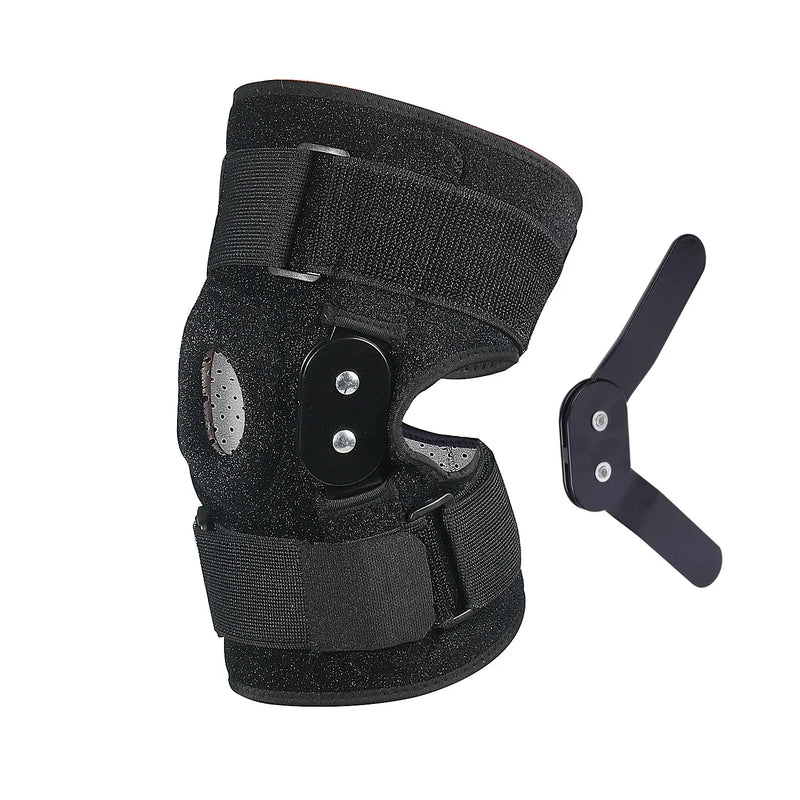 Adjustable Knee Brace with Hinge - FlexiSupport-1 piece-M-State of Style