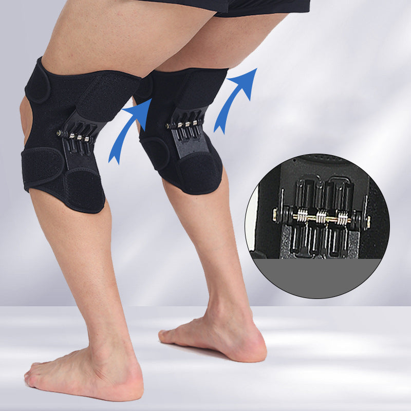 Adjustable Knee Brace with Hinges - FlexiKnee-Black-M (33–35 cm thigh circumference)-State of Style