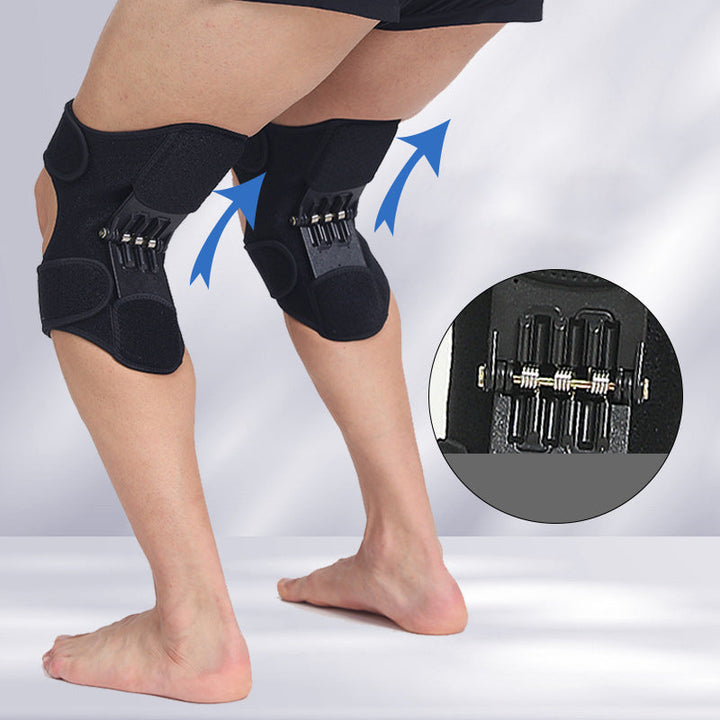 Adjustable Knee Brace with Hinges - FlexiKnee-Black-M (33–35 cm thigh circumference)-State of Style