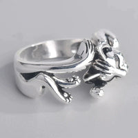 Adjustable Lucky Cat Ring | Women's Jewellery-State of Style