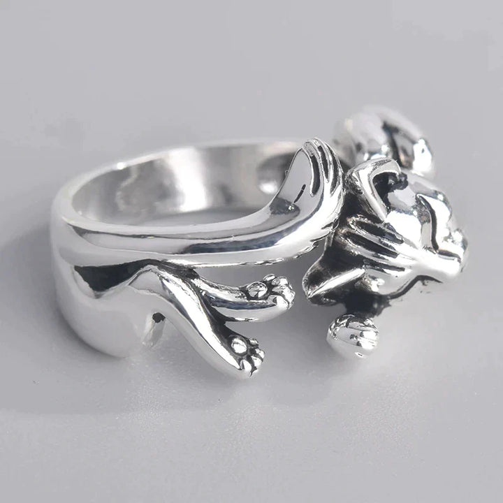 Adjustable Lucky Cat Ring | Women's Jewellery-State of Style