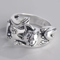 Adjustable Lucky Cat Ring | Women's Jewellery-State of Style