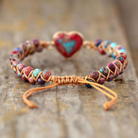 Adjustable Magical Boho Charm Bracelet-Red-State of Style