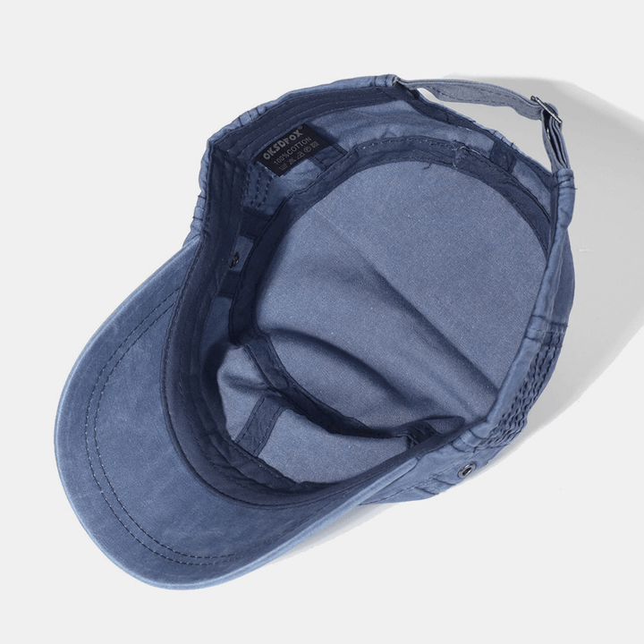Adjustable Military Men's Cap – Mason-Blue-State of Style