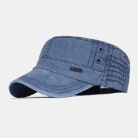 Adjustable Military Men's Cap – Mason-Blue-State of Style