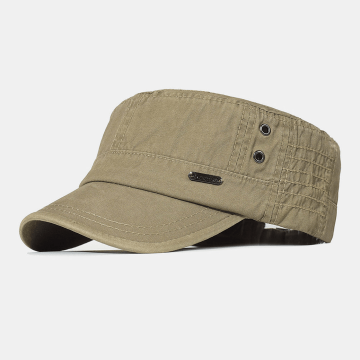Adjustable Military Men's Cap – Mason-Khaki-State of Style