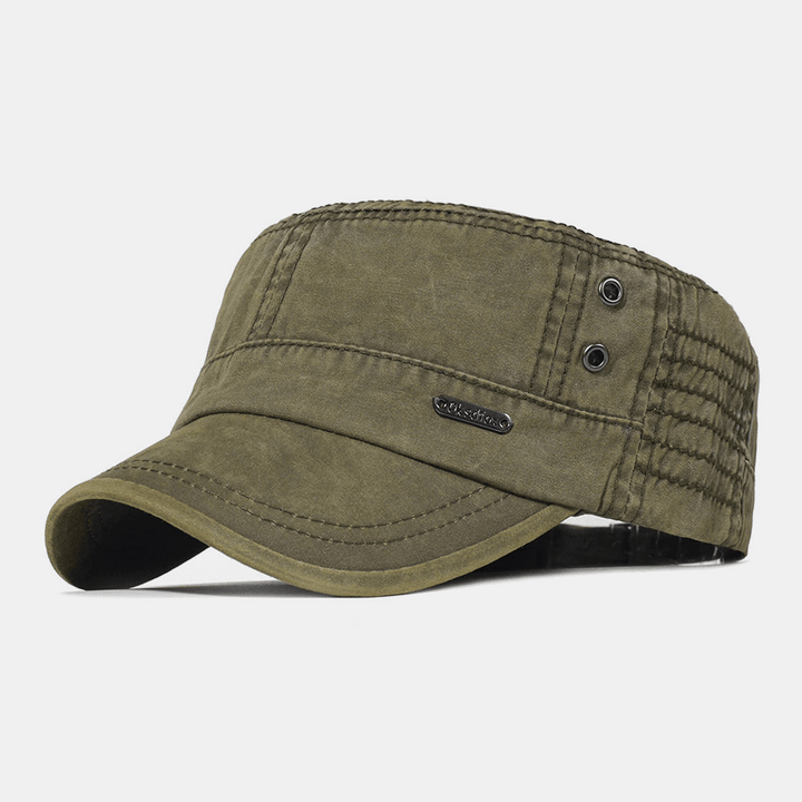 Adjustable Military Men's Cap – Mason-Olive green-State of Style