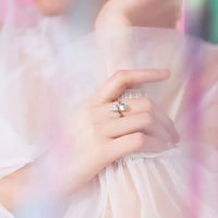 Adjustable Moonstone Ring | Elegant Jewellery-State of Style