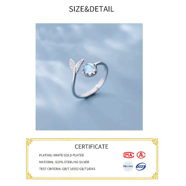 Adjustable Moonstone Ring | Elegant Jewellery-State of Style