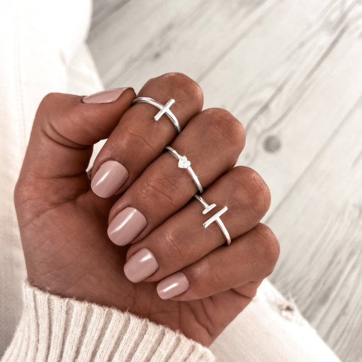 Adjustable Open Ring - Aureos-Silver-State of Style