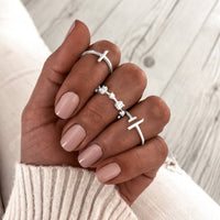 Adjustable Open Ring - Aureos-Silver-State of Style