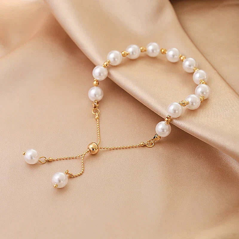 Adjustable Pearl Bracelet | Elegant & Versatile Jewellery-State of Style