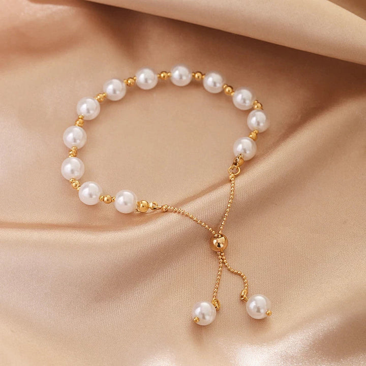 Adjustable Pearl Bracelet | Elegant & Versatile Jewellery-State of Style