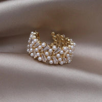 Adjustable Pearl Ring | Elegant Design-State of Style