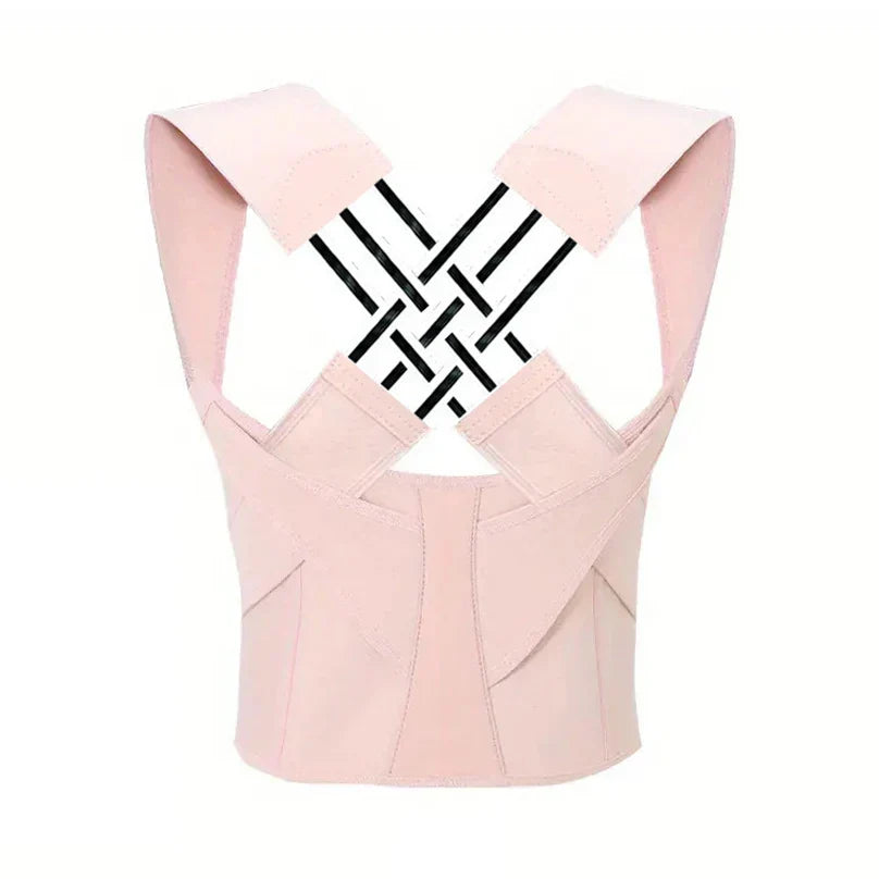 ADJUSTABLE POSTURE CORRECTOR FOR WOMEN AND CHILDREN - BREATHABLE BACK SUPPORT-pink style-State of Style