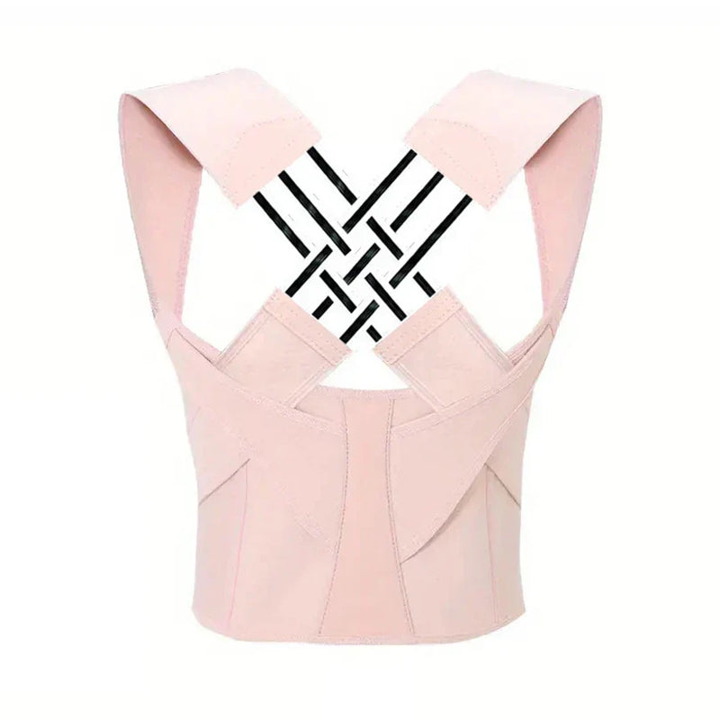 ADJUSTABLE POSTURE CORRECTOR FOR WOMEN AND CHILDREN - BREATHABLE BACK SUPPORT-pink style-State of Style