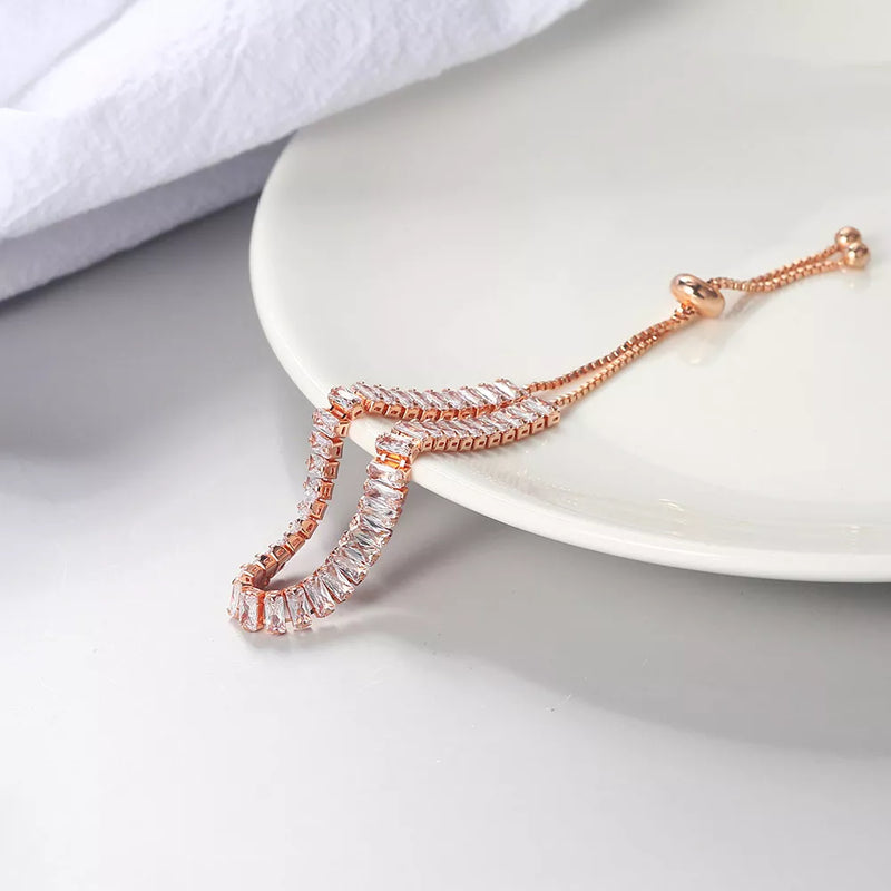 Adjustable Rose Gold Bracelet | Elegant and Versatile-State of Style