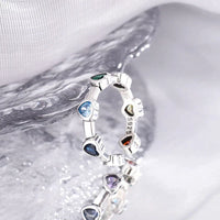Adjustable Silver Stone Ring | Elegant Design-State of Style