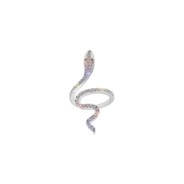 Adjustable Snake Ring | Zirconia Accents | Statement Jewellery-State of Style