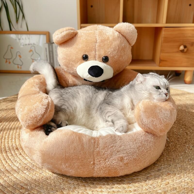 Adjustable SnuggleBear - The Ultimate Comfort for Your Pet-S-Khaki-State of Style